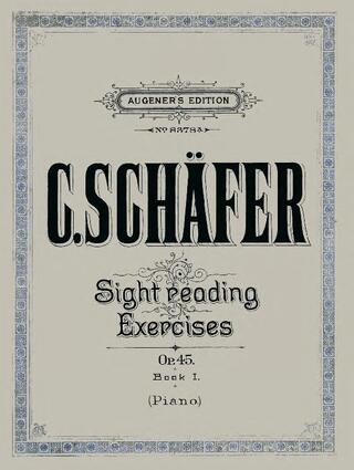 First page of Sight Reading Exercises Op. 45