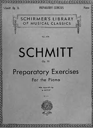 First page of Op. 16, 5 Finger Exercises