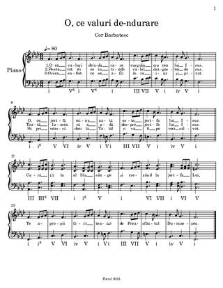First page of O, ce valuri de-ndurare