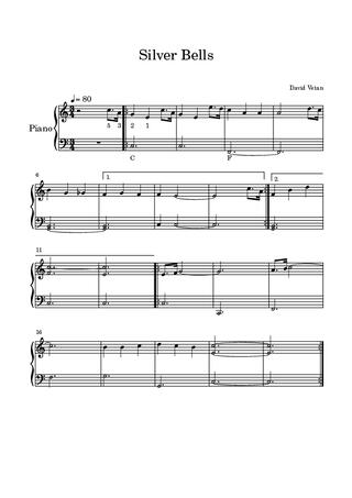 First page of Silver Bells